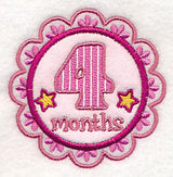 Medallion - 4 Months (Applique)
