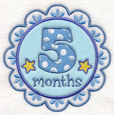 Medallion - 5 Months (Applique)