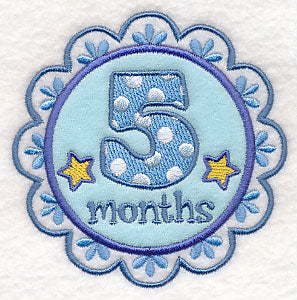 Medallion - 5 Months (Applique)