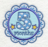 Medallion - 5 Months (Applique)