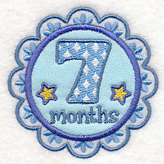 Medallion - 7 Months (Applique)