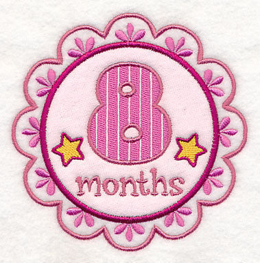 Medallion - 8 Months (Applique)