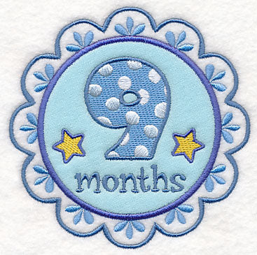 Medallion - 9 Months (Applique)