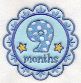 Medallion - 9 Months (Applique)