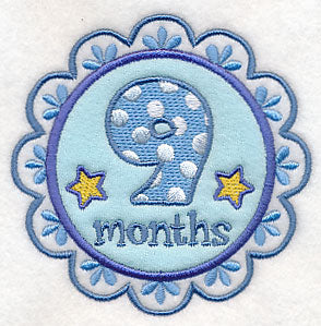 Medallion - 9 Months (Applique)