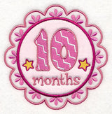 Medallion - 10 Months (Applique)