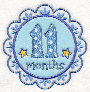 Medallion - 11 Months (Applique)