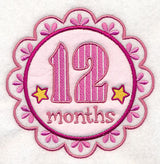 Medallion - 12 Months (Applique)
