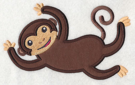 Spunky Monkey (Applique)