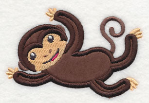 Spunky Monkey (Applique)