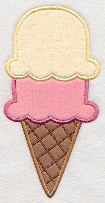Double Scoop Cone (Applique)