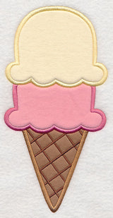 Double Scoop Cone (Applique)