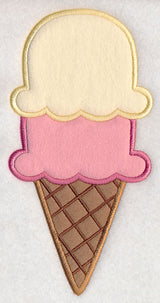 Double Scoop Cone (Applique)