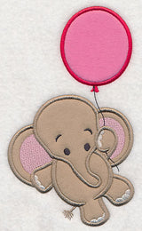 Elephant with Balloon (Applique)