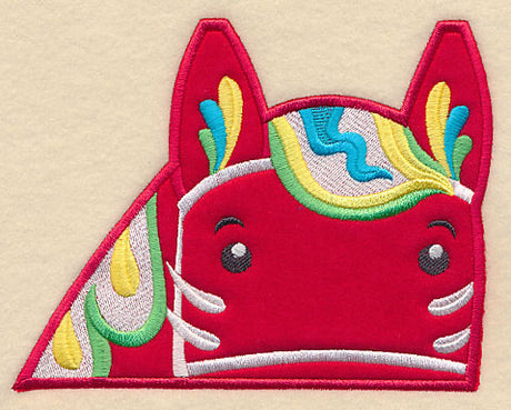 Peeking Dala Horse (Applique)