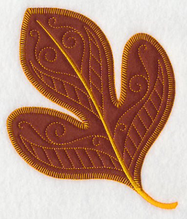 Autumn Sassafras Leaf (Heirloom Applique)