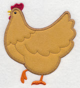 Standing Chicken (Heirloom Applique)