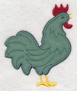 Crowing Rooster (Heirloom Applique)