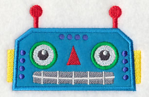 Peeking Robot (Applique)