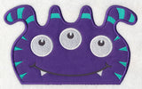 Peeking Striped Monster (Applique)