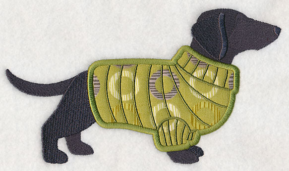 Dachshund in Sweater (Applique)