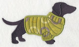 Dachshund in Sweater (Applique)