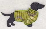 Dachshund in Sweater (Applique)
