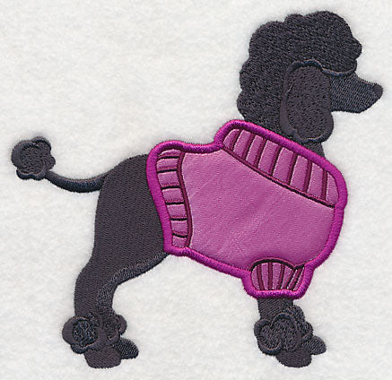 Poodle in Sweater (Applique)