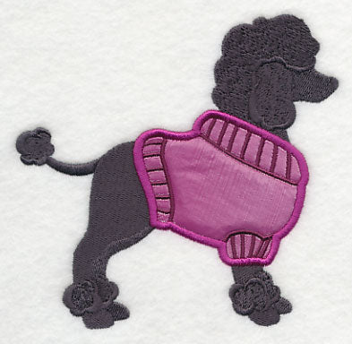 Poodle in Sweater (Applique)