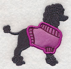 Poodle in Sweater (Applique)