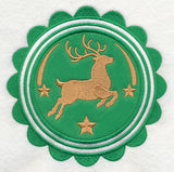 Christmas Reindeer Stamp (Applique)