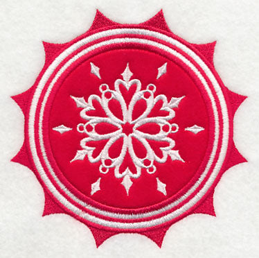 Christmas Snowflake Stamp (Applique)