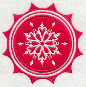 Christmas Snowflake Stamp (Applique)