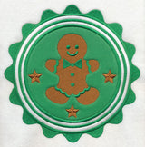 Christmas Gingerbread Stamp (Applique)