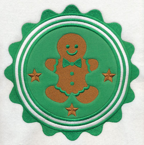 Christmas Gingerbread Stamp (Applique)
