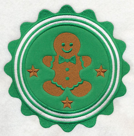 Christmas Gingerbread Stamp (Applique)