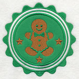 Christmas Gingerbread Stamp (Applique)