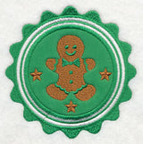 Christmas Gingerbread Stamp (Applique)