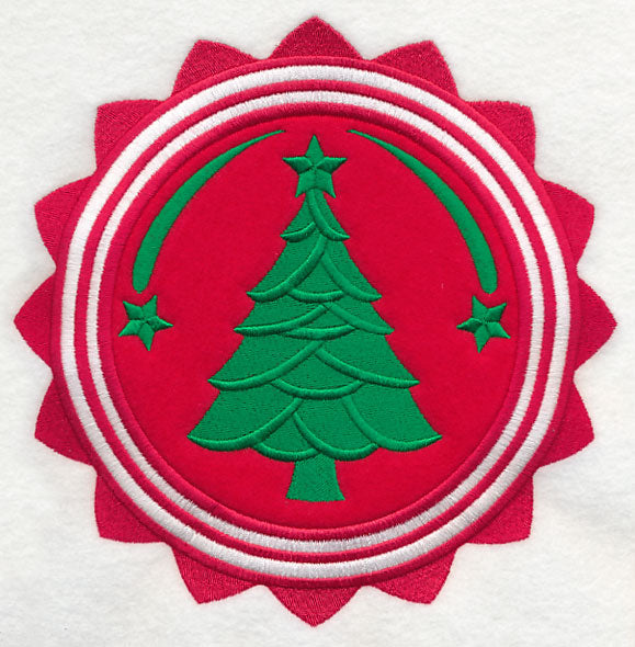 Christmas Tree Stamp (Applique)