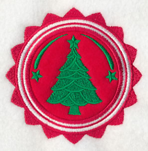 Christmas Tree Stamp (Applique)