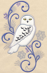Elegant Owl Spray (Applique)