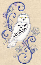Elegant Owl Spray (Applique)