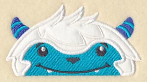 Peeking Yeti (Applique)