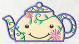 Peeking Tea Pot (Applique)
