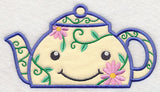 Peeking Tea Pot (Applique)