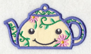 Peeking Tea Pot (Applique)