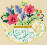 Teapot In Bloom (Applique)