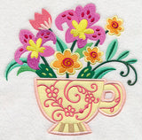 Teacup Bouquet (Applique)