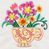 Teacup Bouquet (Applique)