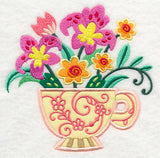 Teacup Bouquet (Applique)